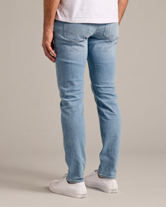 True ClassicJeans denim auténticos lavados índigo claro