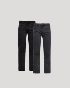 True ClassicBlack & Gray Wash Comfort Stretch Jeans 2-Pack