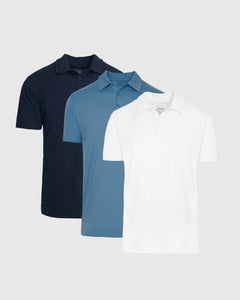 True ClassicBasic Short Sleeve Polo 3-Pack