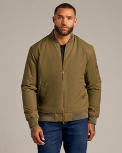 True ClassicArmy Green Bomber Jacket