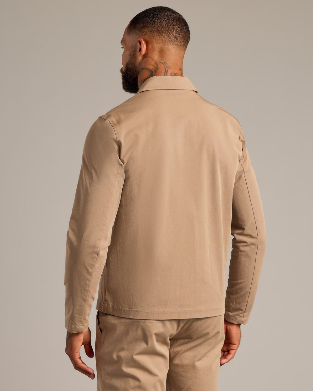 Khaki Coaches Jacket