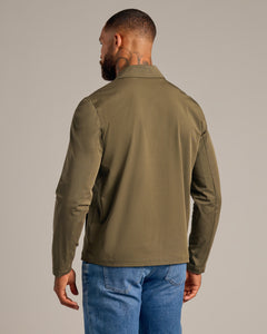 True ClassicMilitary Green Coaches Jacket