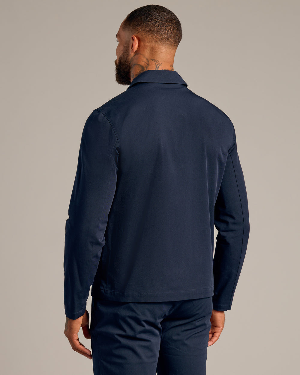 Navy Coaches Jacket