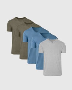 True ClassicColor V-Neck 5-Pack