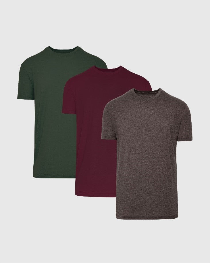 Earth Hues Crew T-Shirt 3-Pack | Men's Earth Hues Crew T-Shirt 3