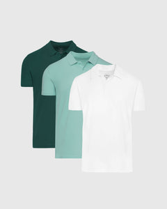 True ClassicElement Short Sleeve Polo 3-Pack