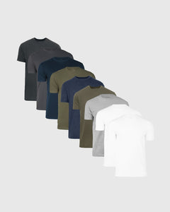 True ClassicEssential Crew Neck 9-Pack