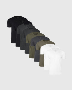 True ClassicEssential V-Neck 9-Pack