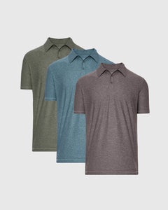 True ClassicFlex Active Polo 3-Pack