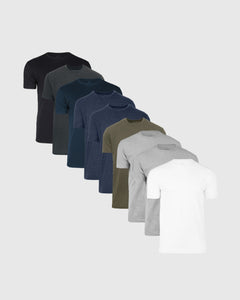 True ClassicHeather Crew 9-Pack