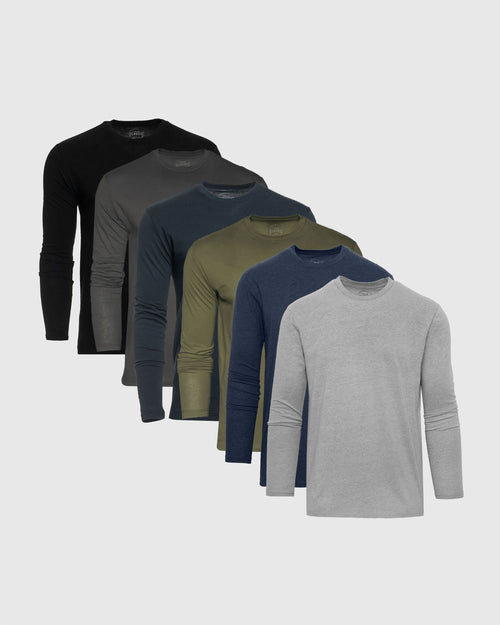 The Long Sleeve Crew Staple 6-Pack