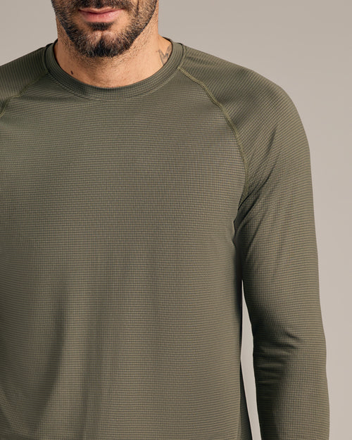 Fiord & Kelp Long Sleeve Active Mesh Crew 2-Pack