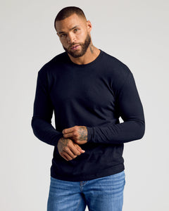 True ClassicBlack Long Sleeve Crew Neck Tee