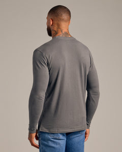 True ClassicCarbon Long Sleeve Crew Neck 6-Pack