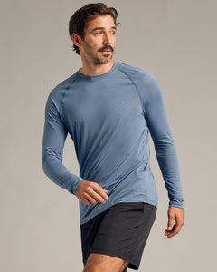 True ClassicFiord Long Sleeve Active Mesh Crew