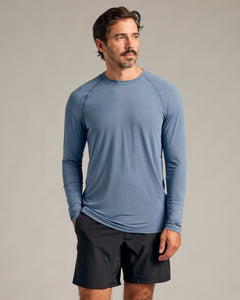 True ClassicFiord Long Sleeve Active Mesh Crew