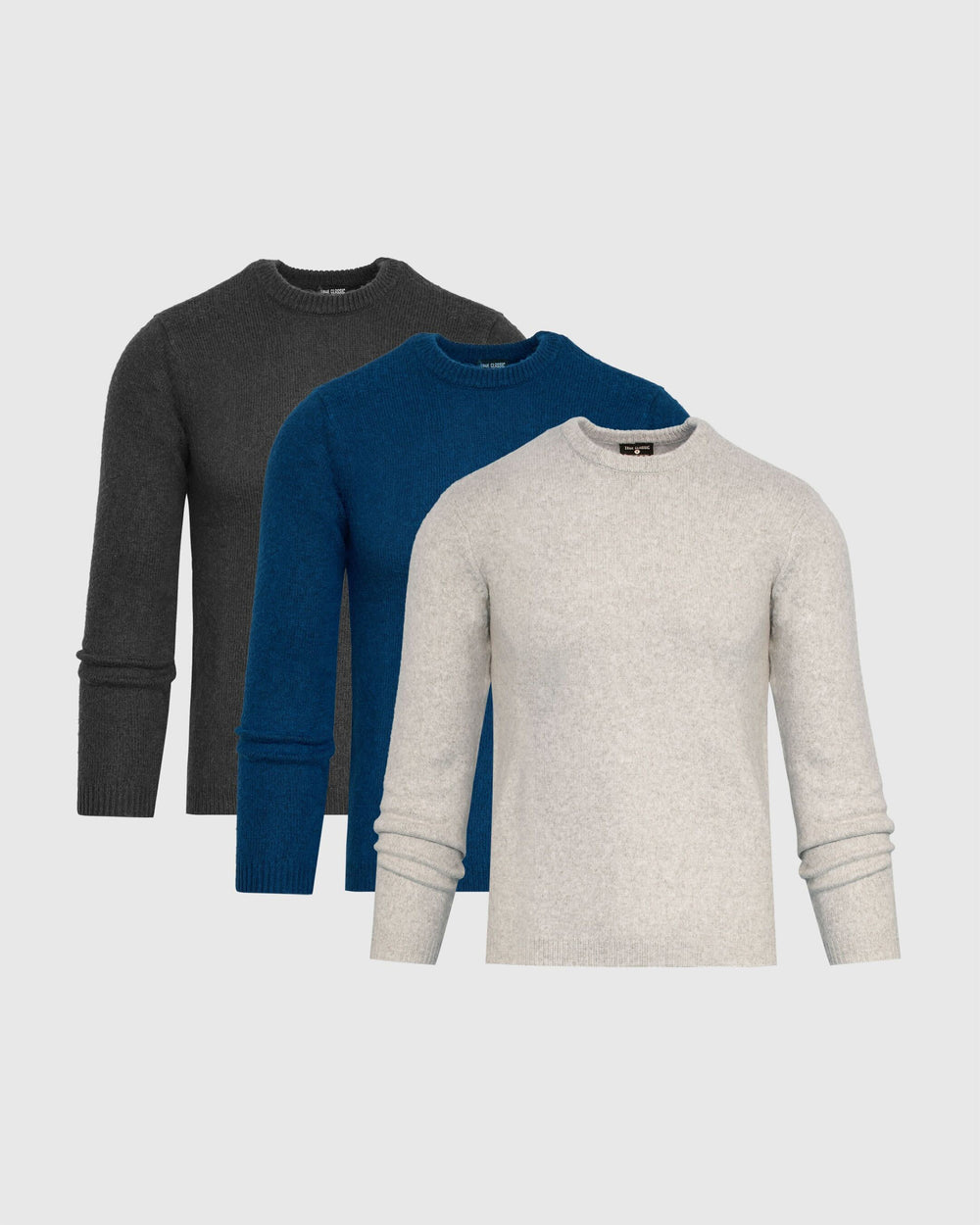 Marled Crew Neck Sweater 3-Pack