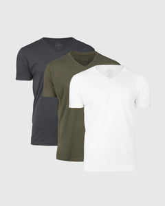 True ClassicMinimalist Camo Classic V-Neck 3-Pack