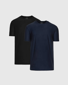 True ClassicNavy & Black Active Crew 2-Pack