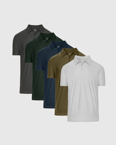 True ClassicPrime Fresh Active Polo 5-Pack