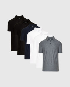 True ClassicPrime Active Polo 6-Pack