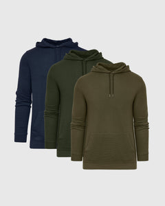 True ClassicSeasonal Waffle Hoodie 3-Pack