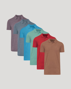 True ClassicFull Rotation Short Sleeve Tall Polo 6-Pack