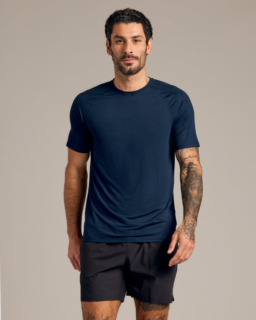 Navy Active Mesh Crew