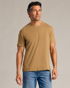 True ClassicCamiseta cuello redondo mangas cortas tan 499