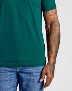 True ClassicViridian V-Neck Tee