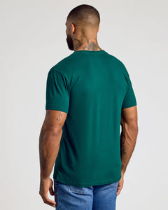 True ClassicViridian V-Neck Tee