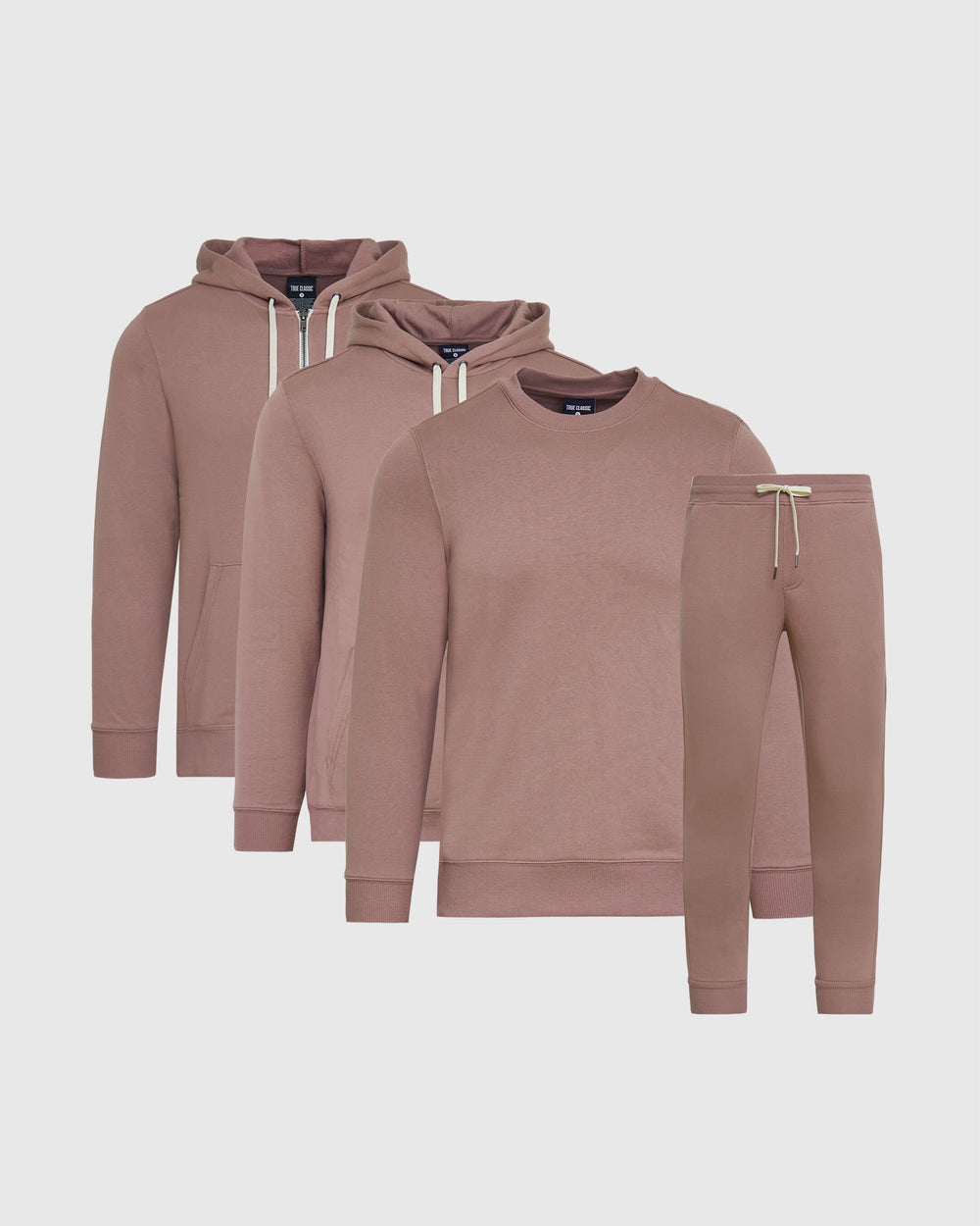 Slate Mauve Fleece Outfit 4-Pack