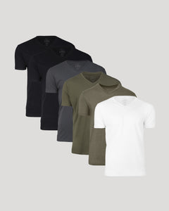 True ClassicStaple Short Sleeve V-Neck 6-Pack