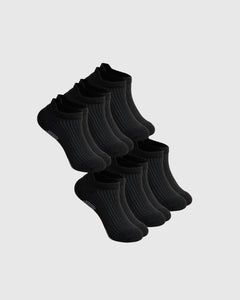 True ClassicBlack No Show Socks 6-Pack 2.0