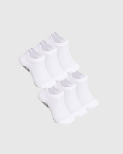 True ClassicWhite No Show Socks 6-Pack 2.0