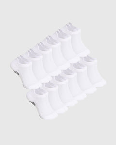 True ClassicWhite No Show Socks 12-Pack 2.0