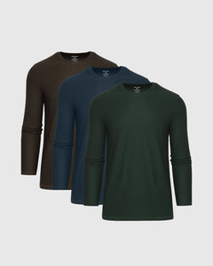 True ClassicTrail Long Sleeve Active Crew 3-Pack