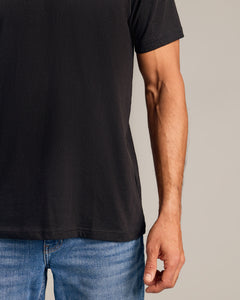 True ClassicBlack V-Neck Tee