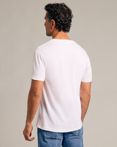 True ClassicAll White V-Neck 2-Pack