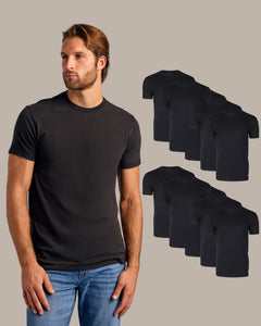 True ClassicAll Black Classic Crew 10-Pack