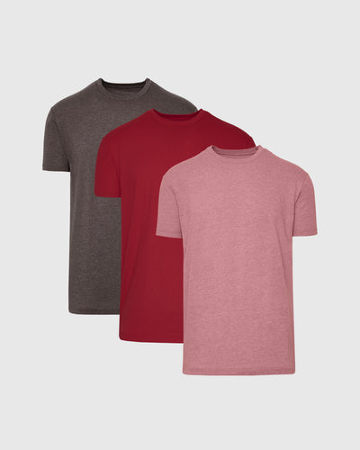 Warm Tones Crew Neck T-Shirt 3-Pack