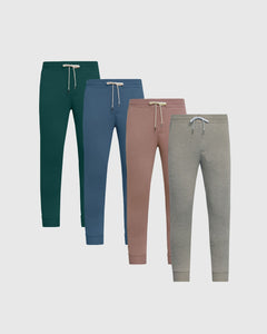 True ClassicChromatic Fleece Joggers 4-Pack