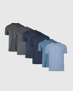 True ClassicOcean Depths Crew Neck 6-Pack