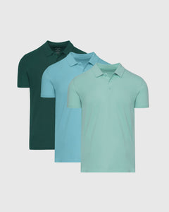 True ClassicCrisp Air Colors Polos 3-Pack