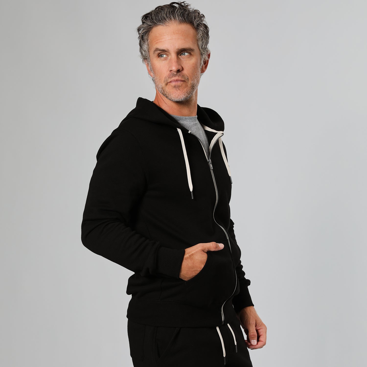 Black hoodie jogger discount set