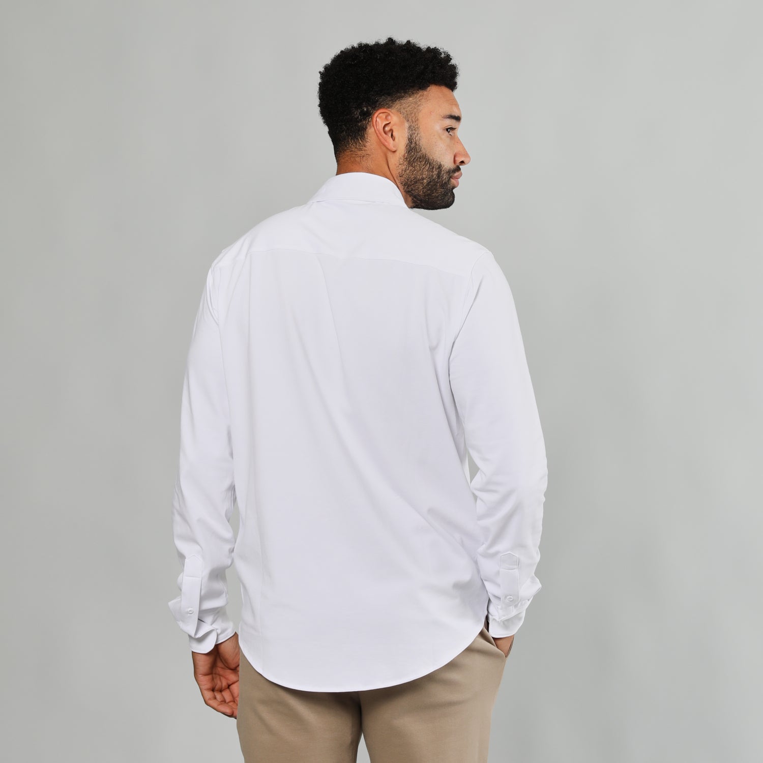 White button hotsell up shirt mens