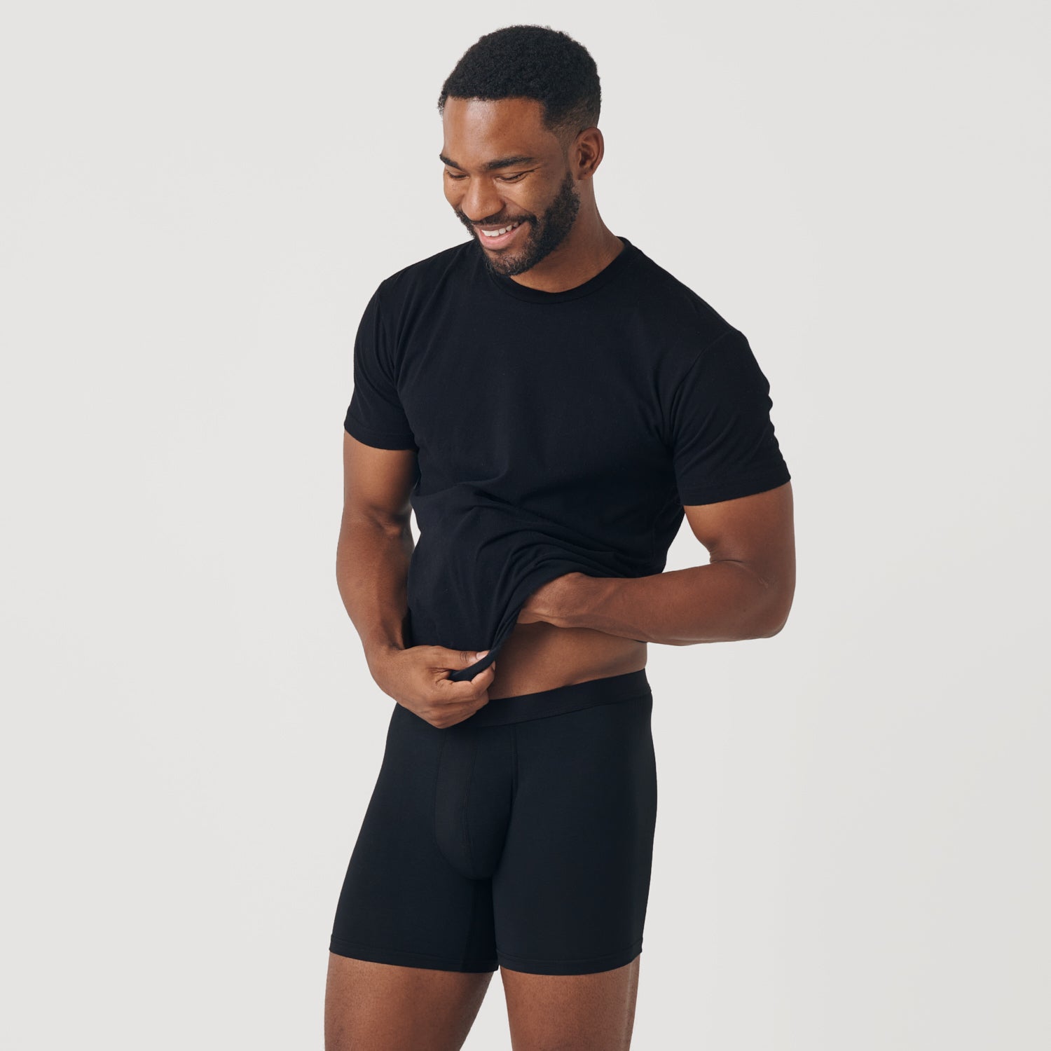 Black Boxer Briefs 3 Pack True Classic