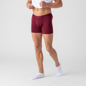 True ClassicBurgundy Boxer Briefs 3-Pack