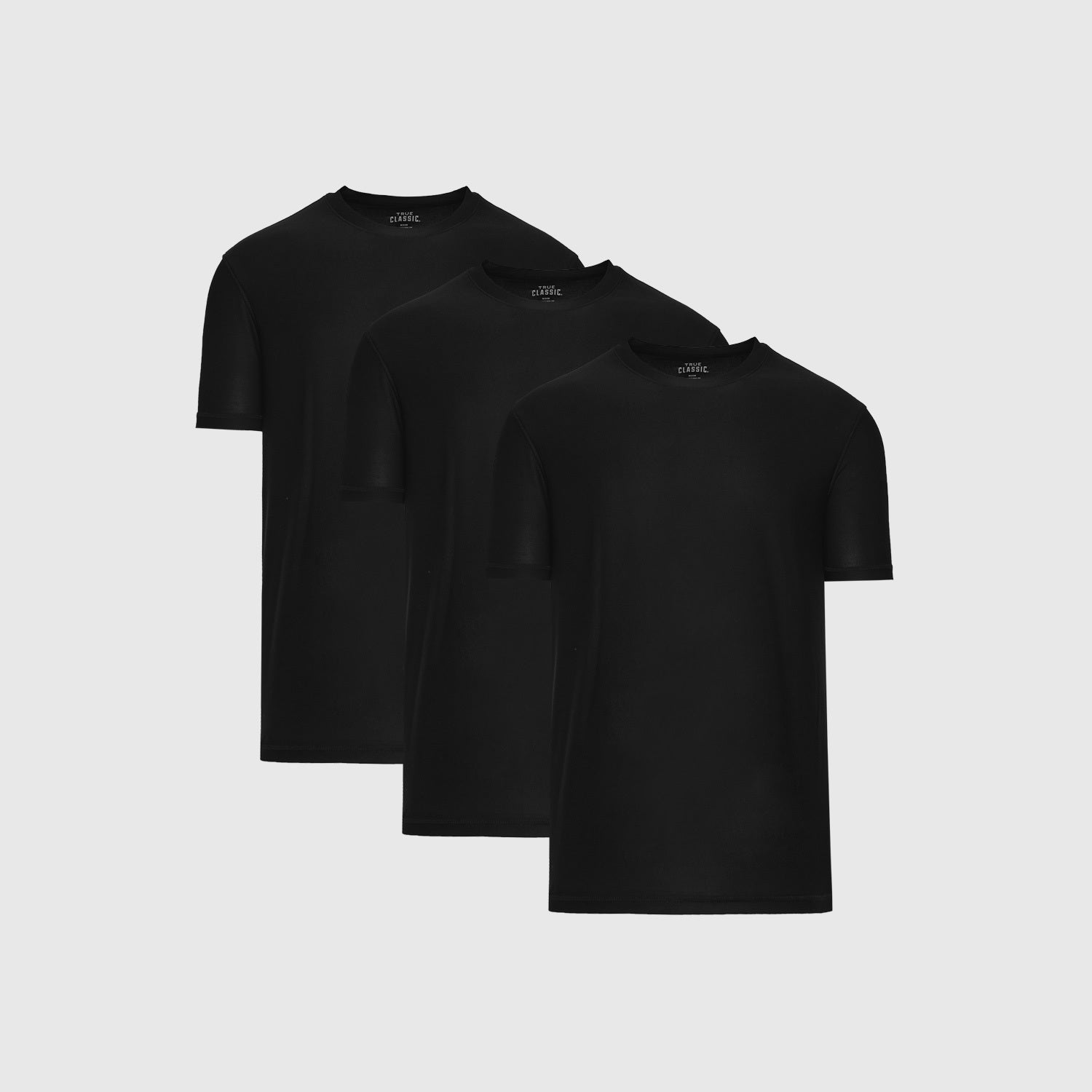 Pack de 3 camisetas deportivas negras True Classic