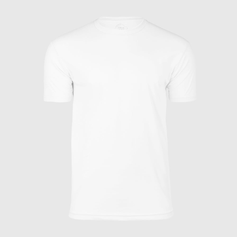 Men's White Crew Neck T-Shirt - True Classic